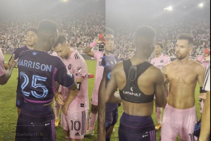 Harrison Afful says Lionel Messi was kind for exchanging jerseys with him