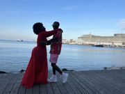 Okyeame Kwame and his wife