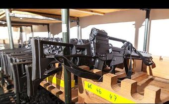 Thieves steal guns from police station and replace them with toy guns