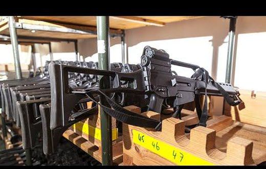 Thieves steal guns from police station and replace them with toy guns