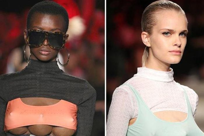 Meet the models with three breasts walk the Runway at Milan Fashion Week