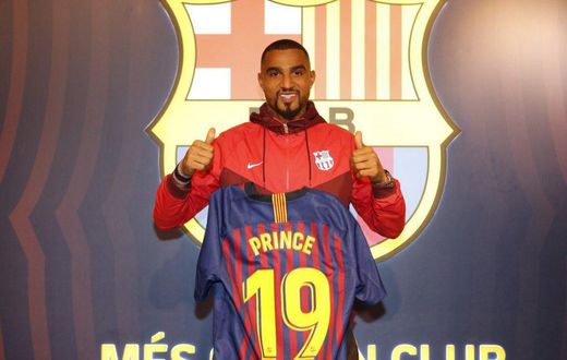 Kevin-Prince Boateng joined Barcelona on loan in January 2019