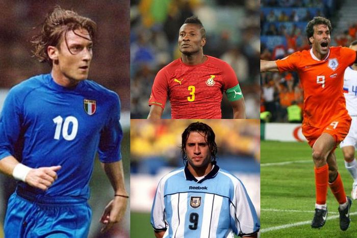 Asamoah Gyan has more international goals than these legendary strikers