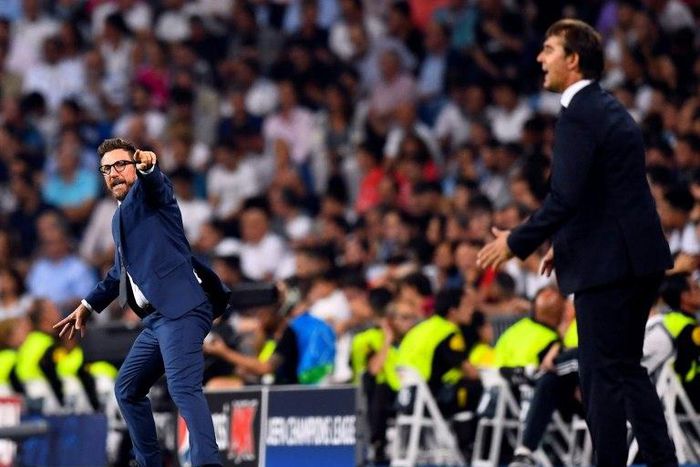 Coach Eusebio Di Francesco in firing line as Roma owner Pallotta 'disgusted' at 2-0 defeat to Bologna.