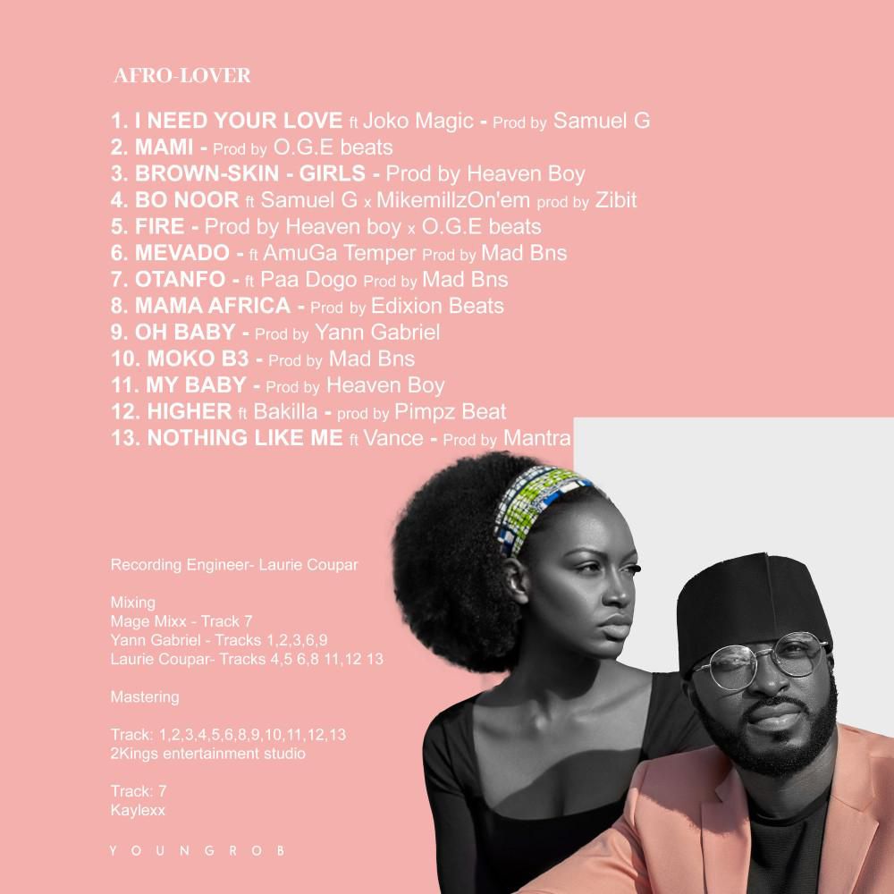 Young Rob’s new 13-track album, 'Afro-Lover' packs the best of feels