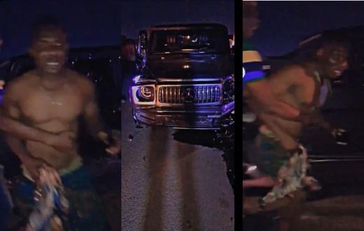 Man in trouble, cries for help after crashing borrowed G Wagon