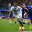 Eden Hazard, in action for Chelsea during Sunday's goalless draw with Everton, is still enjoying life at Stamford Bridge