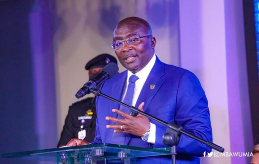 Dr. Bawumia at the launch.