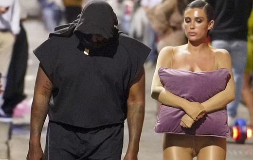 Kanye West and wife Bianca Censori