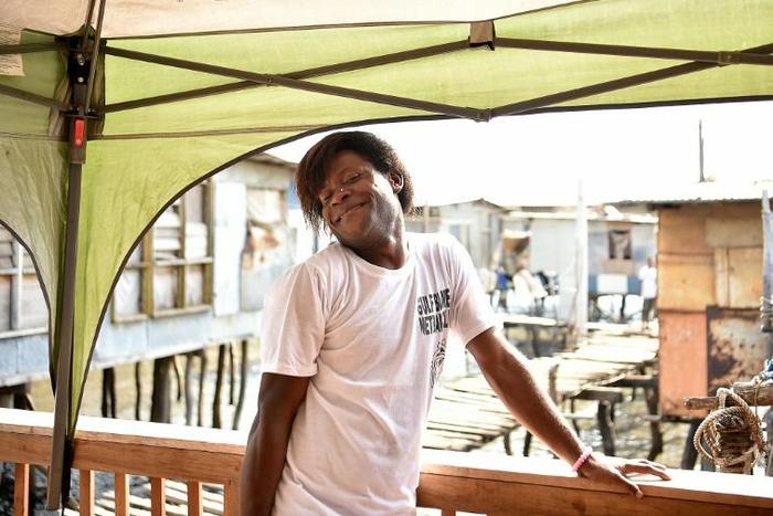 Kapera Patrick outside his home in Hanuabada, a settlement in Port Moresby that has become a haven of tolerance, offering sanctuary for dozens in a gay community that is gradually coming out of hiding