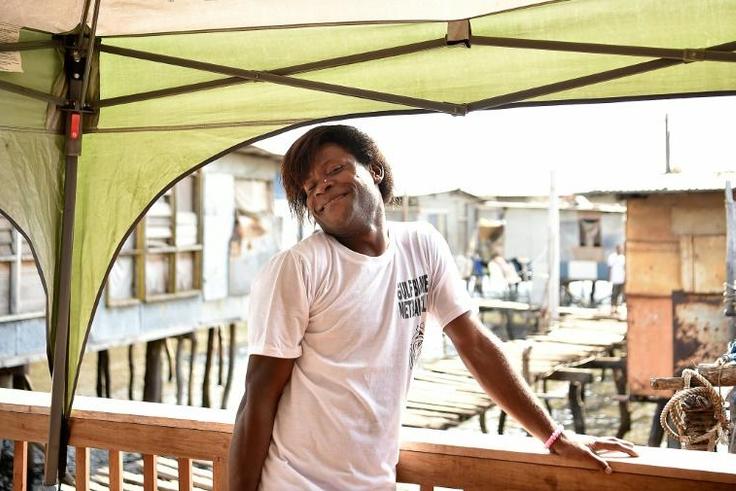 Kapera Patrick outside his home in Hanuabada, a settlement in Port Moresby that has become a haven of tolerance, offering sanctuary for dozens in a gay community that is gradually coming out of hiding