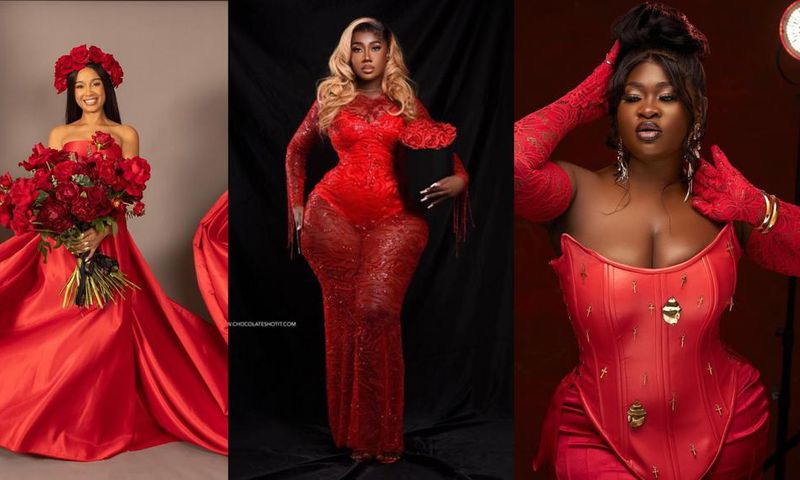 Ghanaian celebrity Valentine's Day photos
