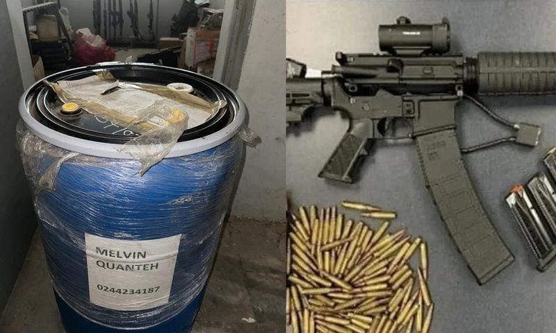 Ghanaian soldier in U.S. army convicted of smuggling guns in blue barrels