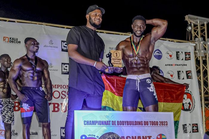 Martinson Ampadu wins gold at WABBA Togo Bodybuilding Championship