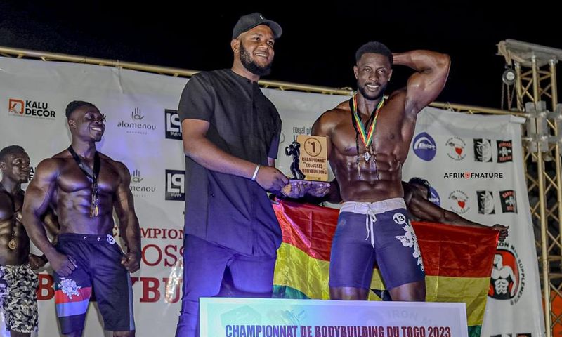 Martinson Ampadu wins gold at WABBA Togo Bodybuilding Championship