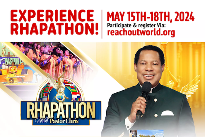 Excitement as Christ Embassy announces date for 2024 edition of Rhapathon with Pastor Chris