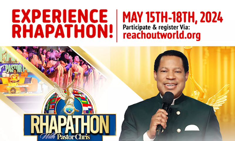 Excitement as Christ Embassy announces date for 2024 edition of Rhapathon with Pastor Chris