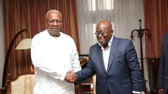 John Mahama and Akufo Addo