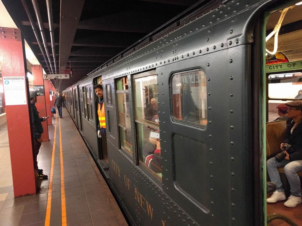 New York City's secret subway line with antique cars is back in service — here's what it's like to ride it