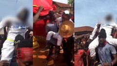 Asante-Akyem youth shock mourners by parading deceased friend at funeral
