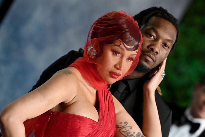 Cardi B and Offset attend the 2023 Vanity Fair Oscar Party at Wallis Annenberg Center for the Performing Arts on March 12, 2023 in Beverly Hills, California.Getty/Axelle/Bauer-Griffin/FilmMagic