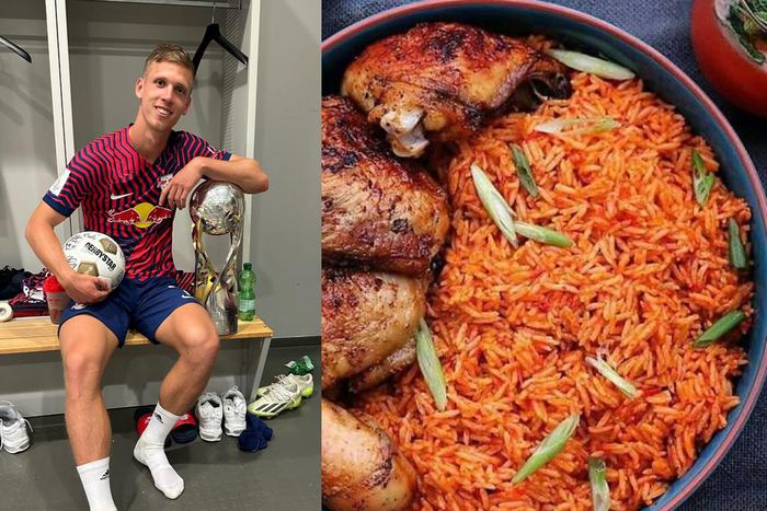 RB Leipzig’s Dani Olmo says Ghana jollof inspired his hat-trick against Bayern Munich