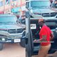 Freedom Jacob Caesar spotted with Rezvani bulletproof car  worth at least GH3m (VIDEO)