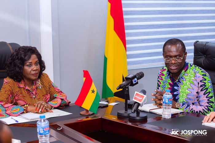 Jospong Group leads global Thai waste management company to call on Sanitation Minister