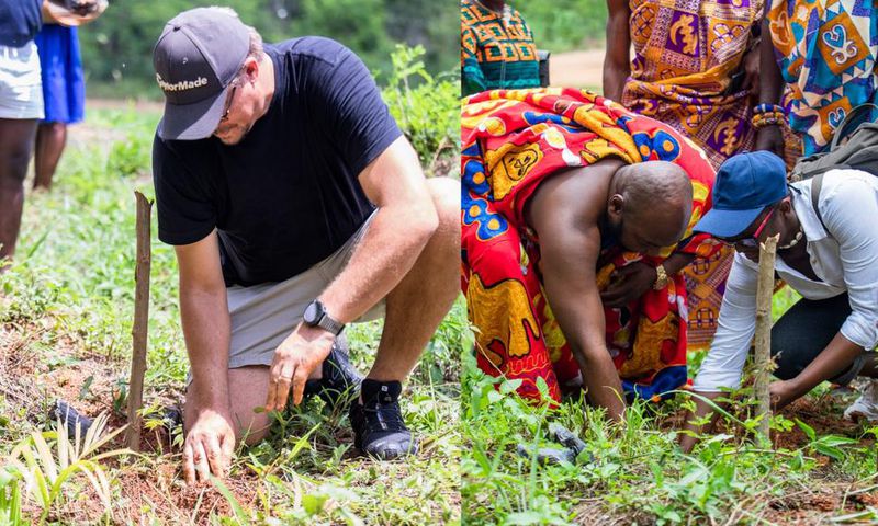 Pernod Ricard Ghana’s planting of 10,000 trees begins at Moree