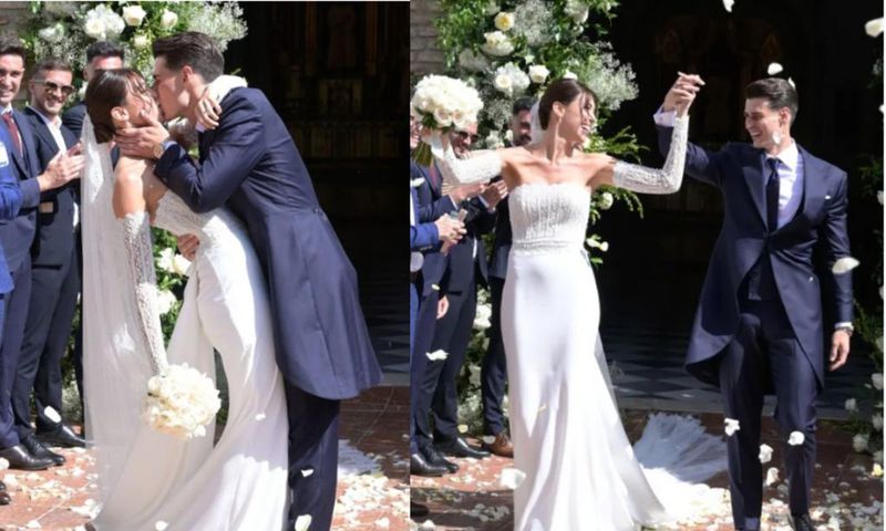 Chelsea goalkeeper Kepa marries Miss Universe Spain in stunning wedding