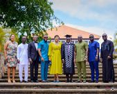 Abeiku Santana and friends