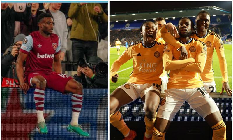 Fatawu Issahaku and Mavididi replicate Kudus’ goal celebration in Leicester win (Video)