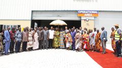 The facility which has the capacity to treat 10,000kg (10 tonnes) of waste a day.