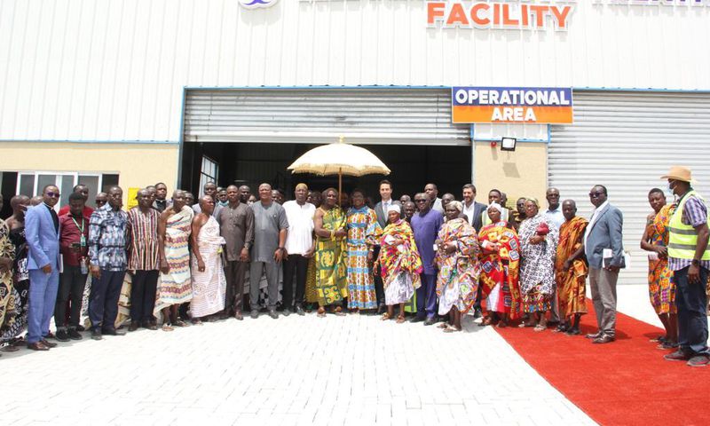 The facility which has the capacity to treat 10,000kg (10 tonnes) of waste a day.