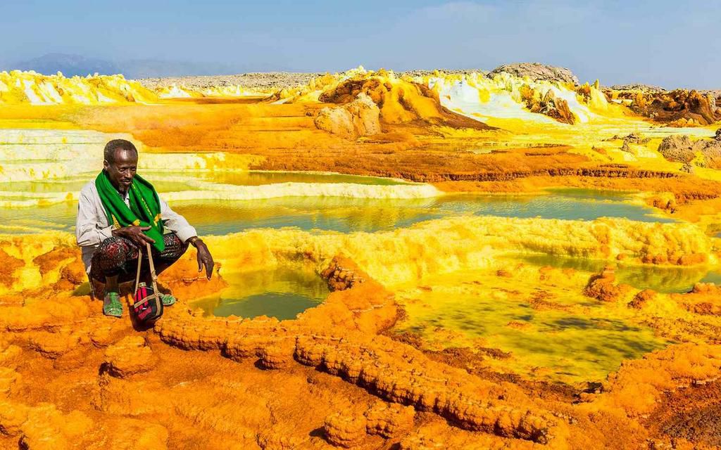 Dallol, Ethiopia is one of the hottest places on earth [Travel+Leisure]