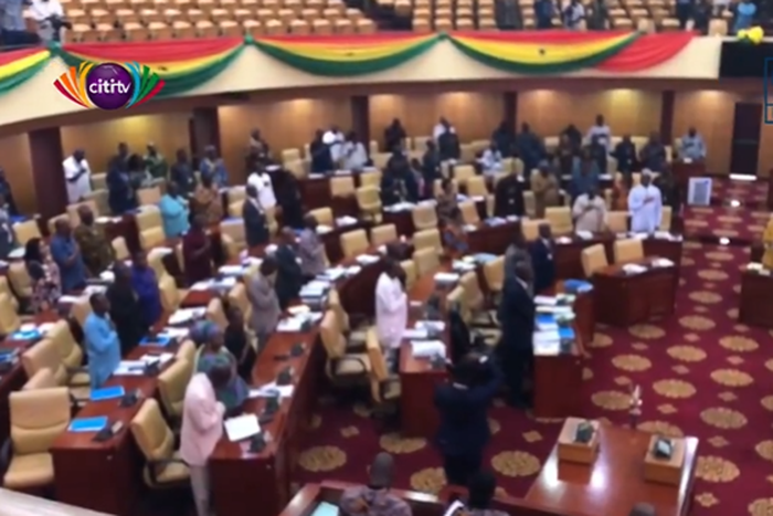 Ghanaian MPs recite National Pledge as new standing order makes it compulsory
