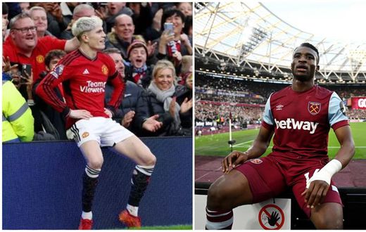 Garnacho recreates Kudus’ goal celebration after scoring against West Ham
