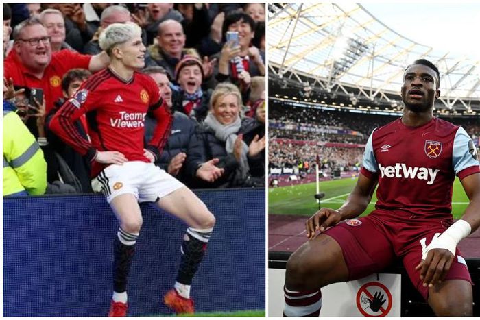 Garnacho recreates Kudus’ goal celebration after scoring against West Ham