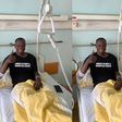 Photo shows Raphael Dwamena stable and responding to treatment after collapsing during match