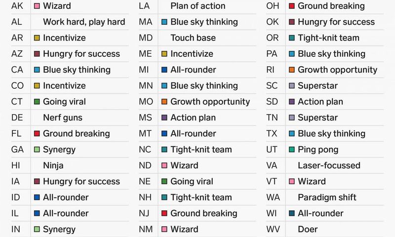 popular buzzword in job listings every state