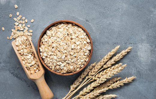 Oats, rolled oats, whole grains