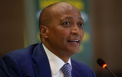 South African Patrice Motsepe became CAF president last March