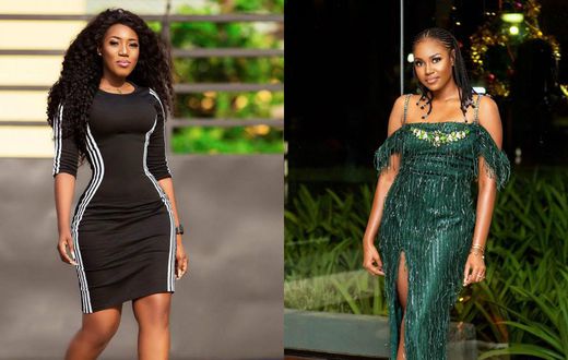 Yvonne Nelson and Victoria Lebene