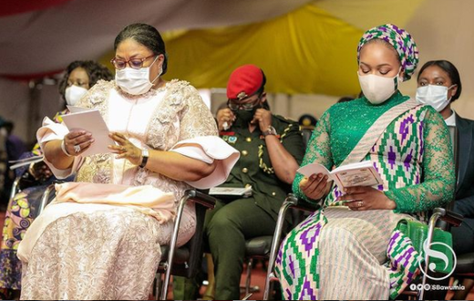 Rebecca Akufo-Addo and Samira Bawumia