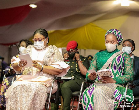 Rebecca Akufo-Addo and Samira Bawumia