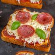 Pizza toast [Martin's famous potato rolls and bread]