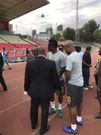 Ghana President Akufu Addo visits Black Stars in Ethiopia