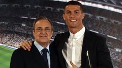 Cristiano Ronaldo throws shade at Florentino Perez