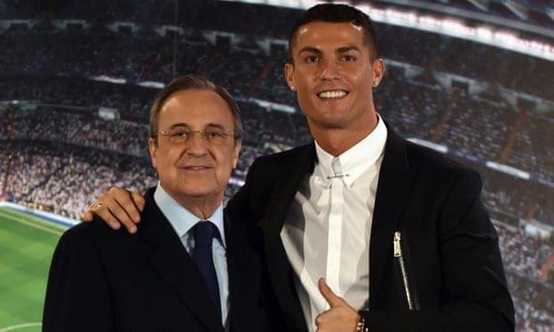 Cristiano Ronaldo throws shade at Florentino Perez