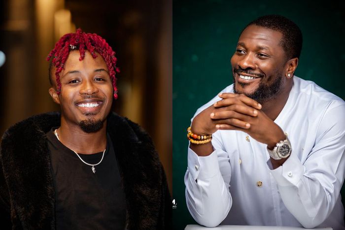 Dancegod Lloyd and former Black Stars captain Asamoah Gyan